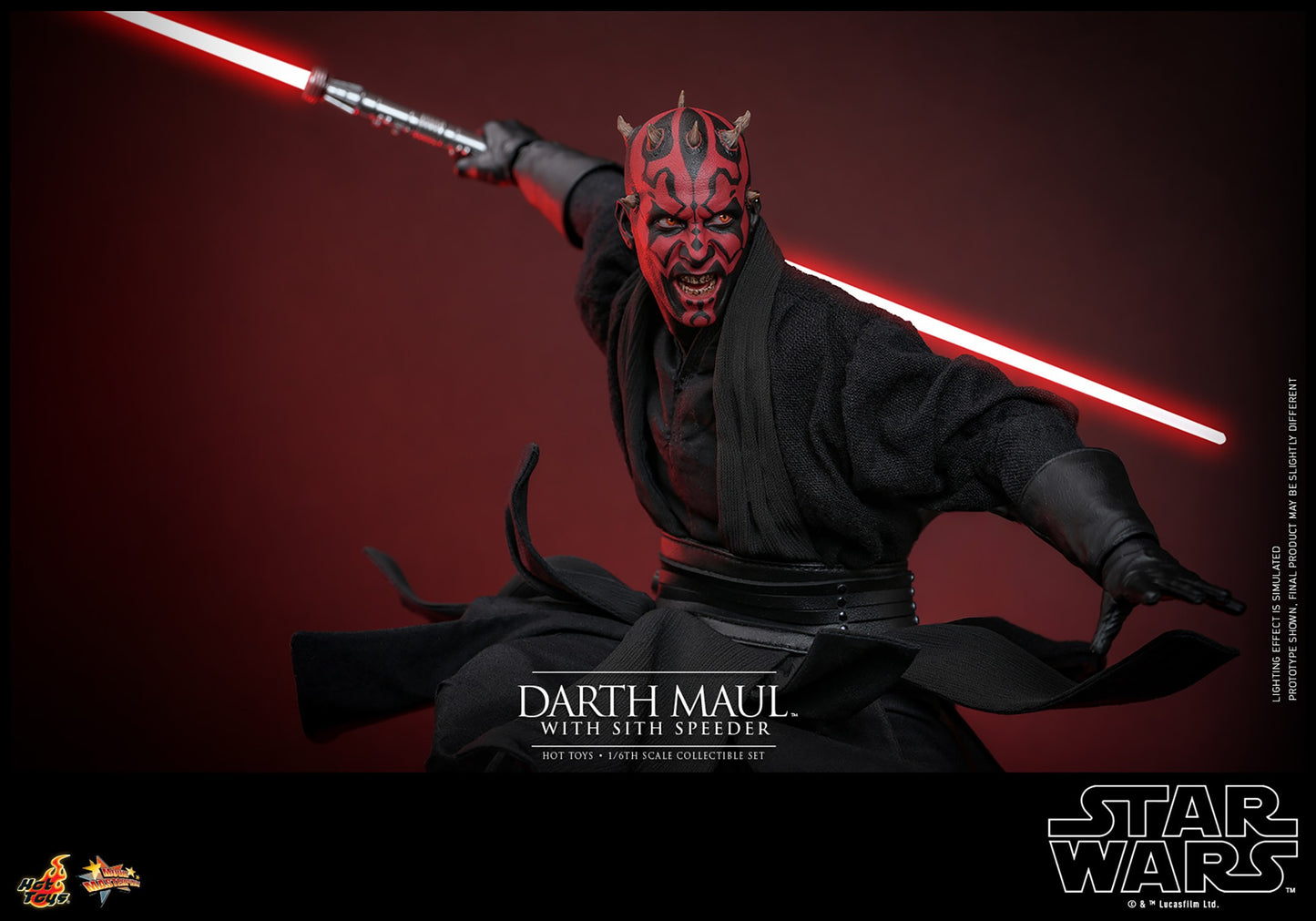 Hot Toys MMS748B Star Wars Episode I [The Phantom Menace Darth Maul] 1/6th Scale Collectible Figure (Exclusive Edition)