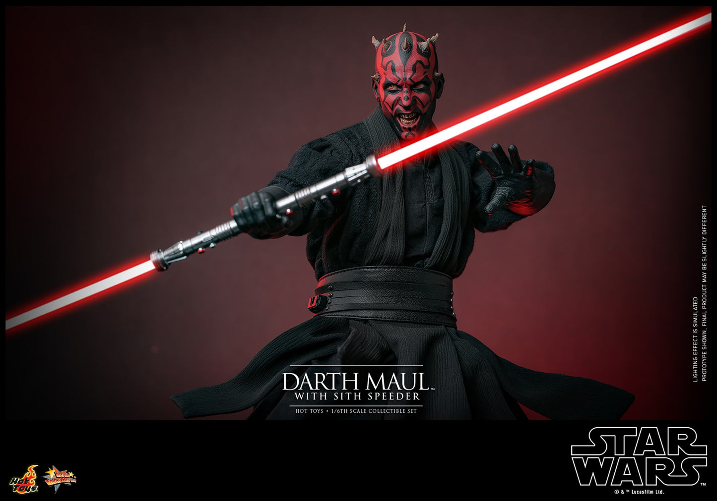 Hot Toys MMS748B Star Wars Episode I [The Phantom Menace Darth Maul] 1/6th Scale Collectible Figure (Exclusive Edition)