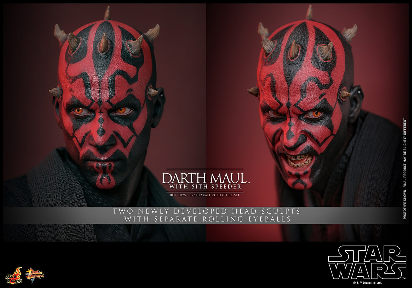 Hot Toys MMS748B Star Wars Episode I [The Phantom Menace Darth Maul] 1/6th Scale Collectible Figure (Exclusive Edition)