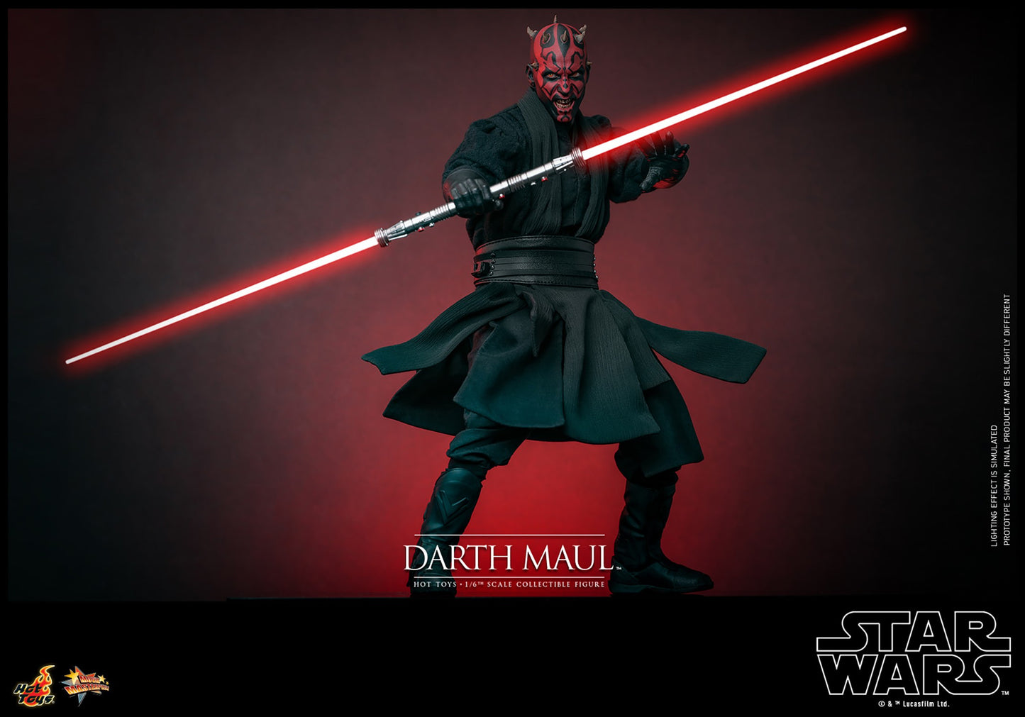 Hot Toys - MMS749 The Phantom Menace  - Darth Maul with Sith Speeder Set Exclusive Edition - 1/6 Scale Collectible Figure