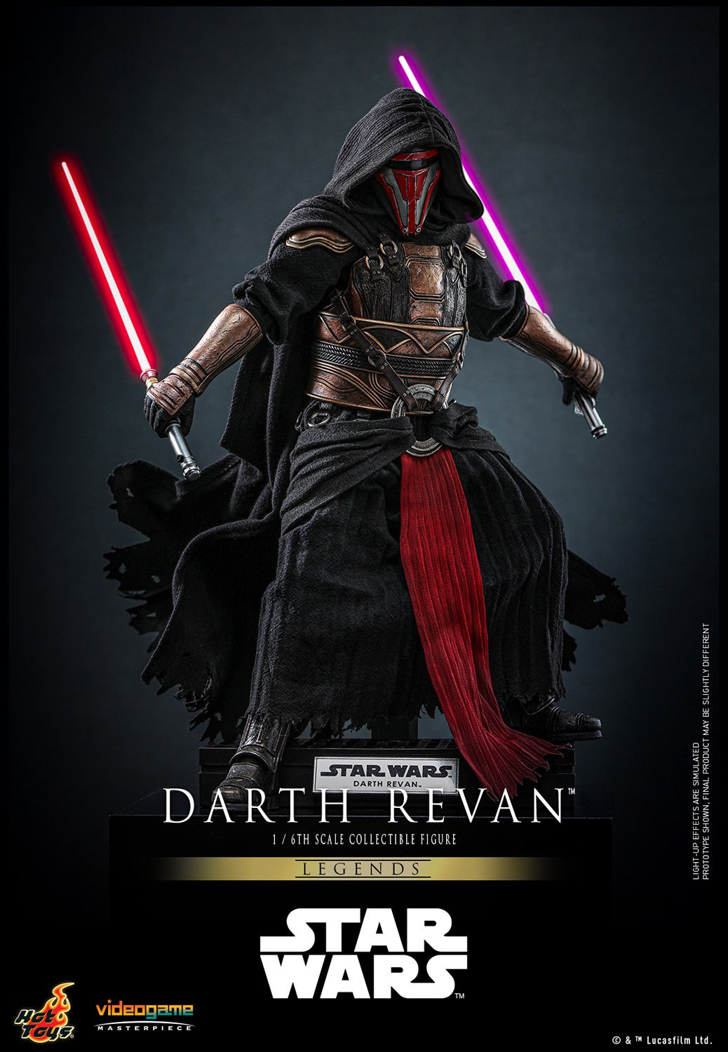 Hot Toys VGM62B Star Wars [Darth Revan] 1/6th Scale Collectible Figure (Exclusive Edition)