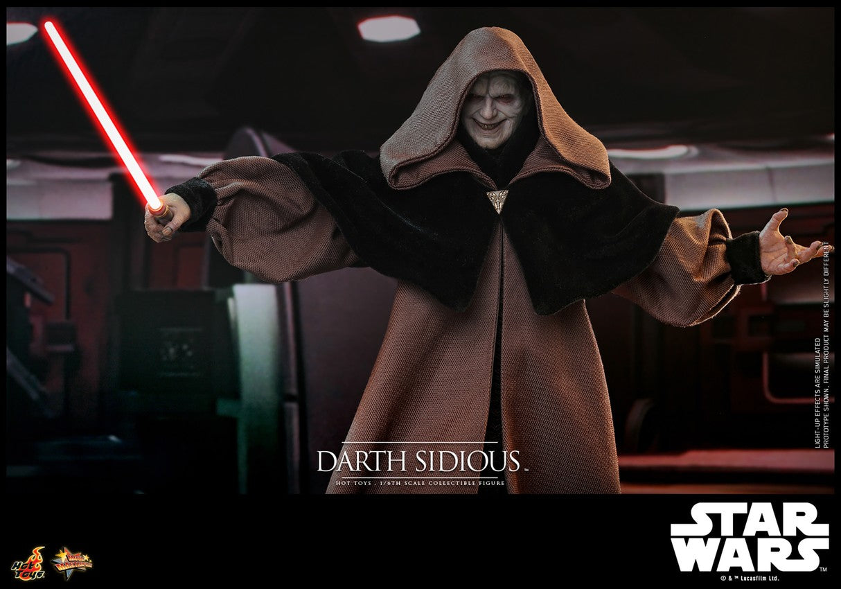 Hot Toys - MMS745B Star Wars Revenge of the Sith - Darth Sidious Exclusive Edition - 1/6 Scale Collectible Figure