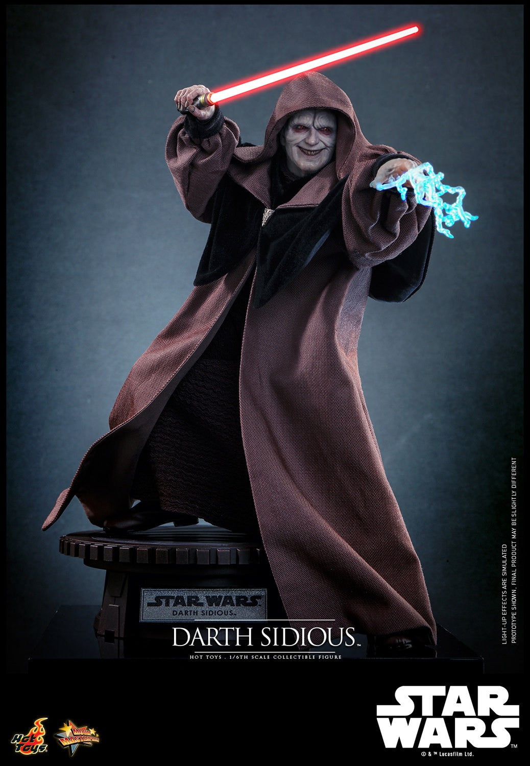 Hot Toys - MMS745B Star Wars Revenge of the Sith - Darth Sidious Exclusive Edition - 1/6 Scale Collectible Figure