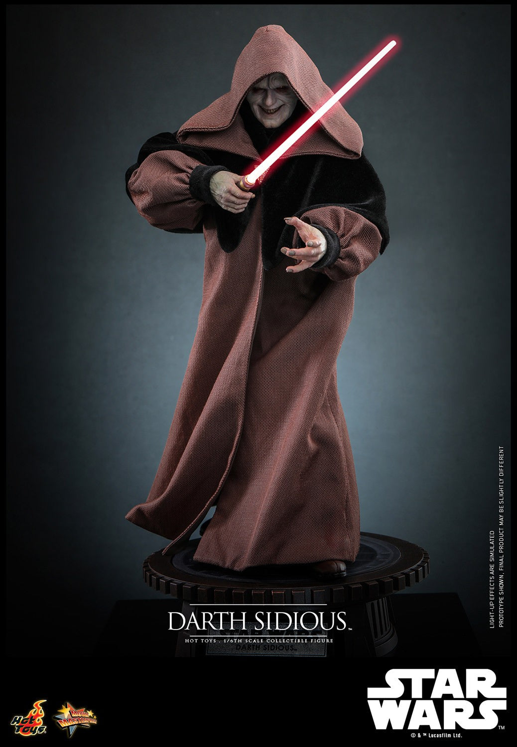 Hot Toys - MMS745B Star Wars Revenge of the Sith - Darth Sidious Exclusive Edition - 1/6 Scale Collectible Figure