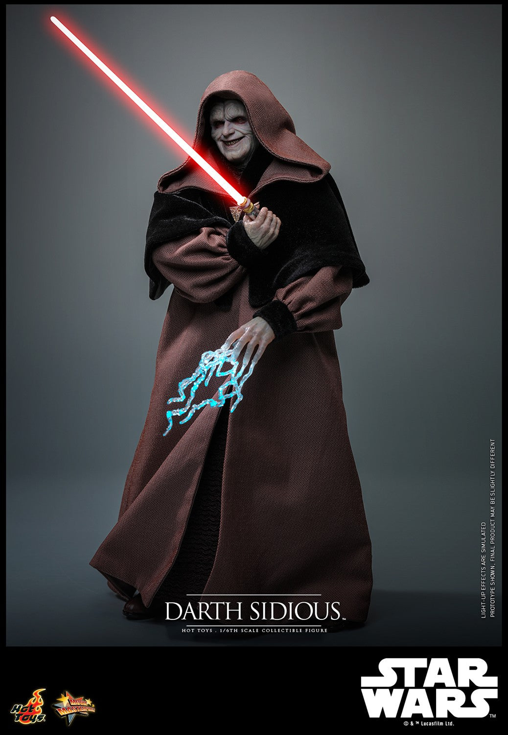 Hot Toys - MMS745B Star Wars Revenge of the Sith - Darth Sidious Exclusive Edition - 1/6 Scale Collectible Figure
