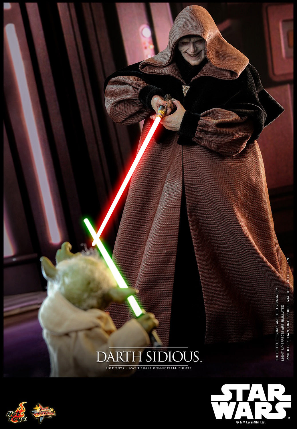Hot Toys - MMS745B Star Wars Revenge of the Sith - Darth Sidious Exclusive Edition - 1/6 Scale Collectible Figure