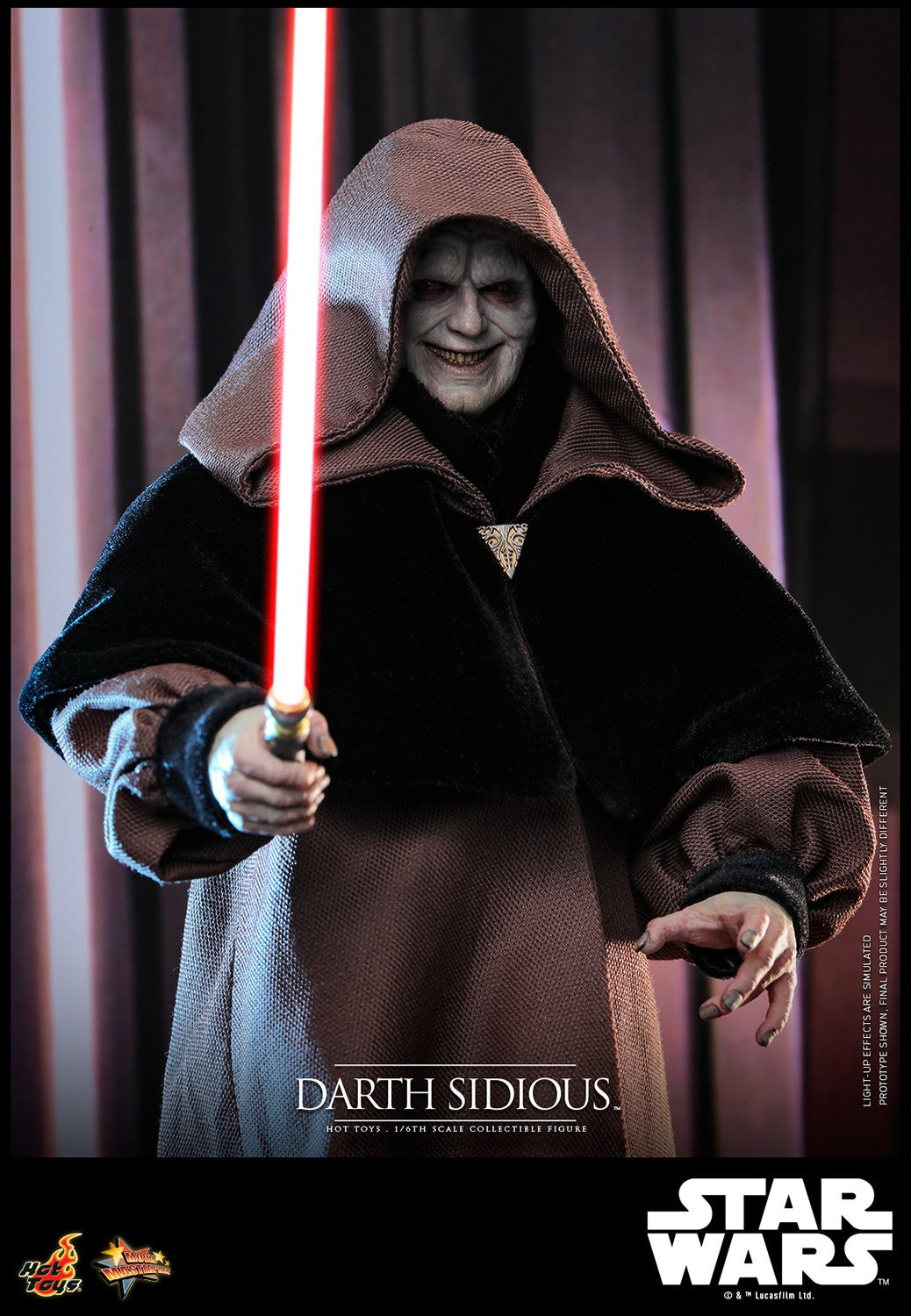 Hot Toys - MMS745B Star Wars Revenge of the Sith - Darth Sidious Exclusive Edition - 1/6 Scale Collectible Figure