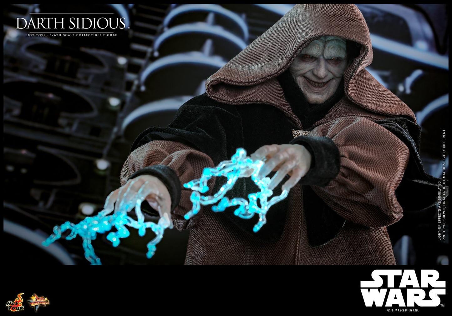 Hot Toys - MMS745B Star Wars Revenge of the Sith - Darth Sidious Exclusive Edition - 1/6 Scale Collectible Figure