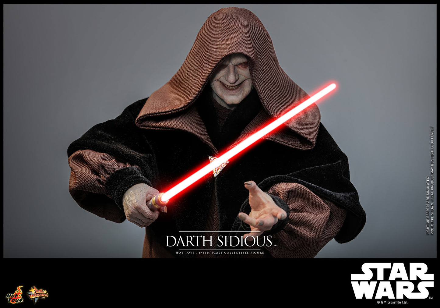Hot Toys - MMS745B Star Wars Revenge of the Sith - Darth Sidious Exclusive Edition - 1/6 Scale Collectible Figure