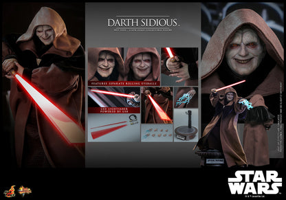 Hot Toys - MMS745B Star Wars Revenge of the Sith - Darth Sidious Exclusive Edition - 1/6 Scale Collectible Figure