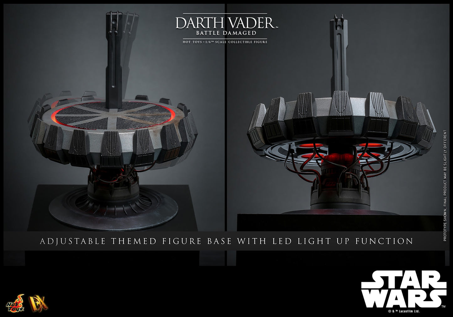 (Preorder) Hot Toys DX45B Star Wars [Darth Vader Battle Damaged] (Deluxe Version) (Special Edition)  1/6 Scale Collectible Figure