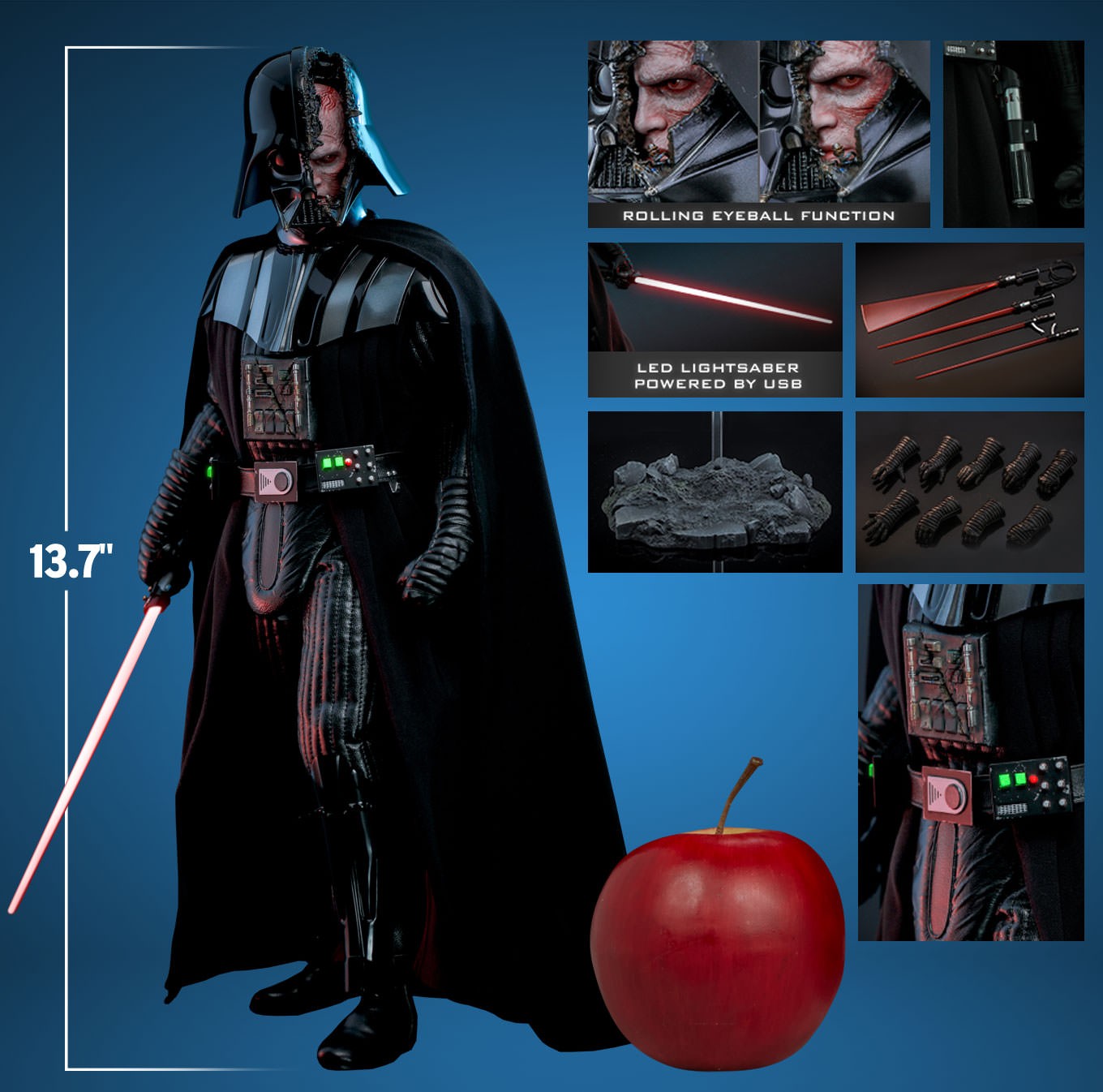 Hot toys DX28 Star Wars : Obi-Wan Kenobi  [Darth Vader] (Deluxe Version Regular Edition) 1/6th scale Collectible Figure