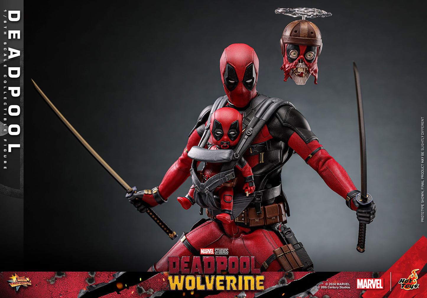 Hot Toys - MMS746 Marvel Deadpool and Wolverine - Deadpool (Standard Edition) - 1/6 Scale Collectible Figure