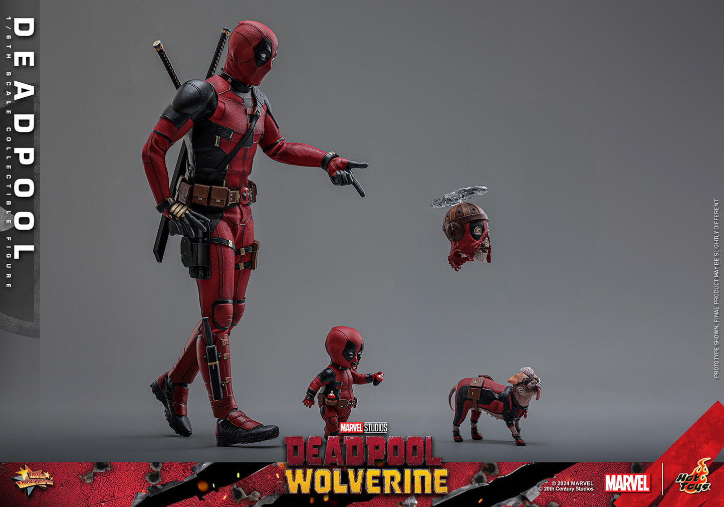Hot Toys - MMS746 Marvel Deadpool and Wolverine - Deadpool (Standard Edition) - 1/6 Scale Collectible Figure