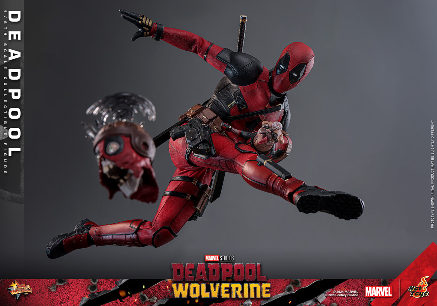 Hot Toys - MMS746 Marvel Deadpool and Wolverine - Deadpool (Standard Edition) - 1/6 Scale Collectible Figure