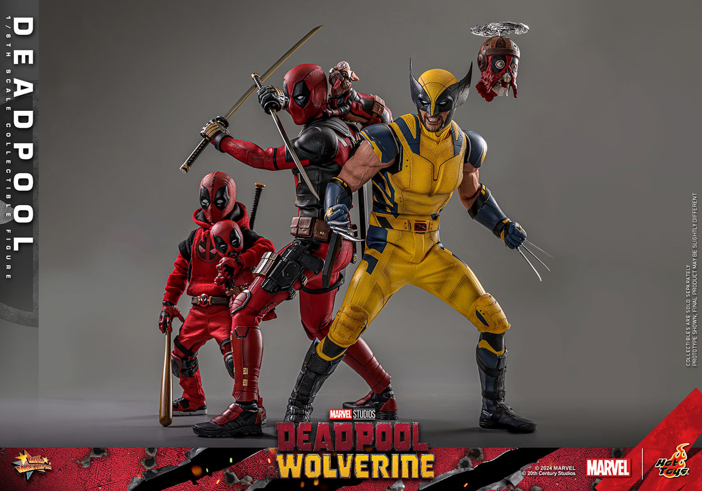 Hot Toys - MMS746 Marvel Deadpool and Wolverine - Deadpool (Standard Edition) - 1/6 Scale Collectible Figure
