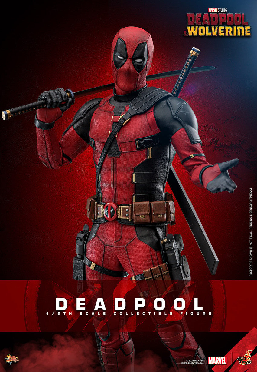 Hot Toys - MMS746 Marvel Deadpool and Wolverine - Deadpool (Standard Edition) - 1/6 Scale Collectible Figure