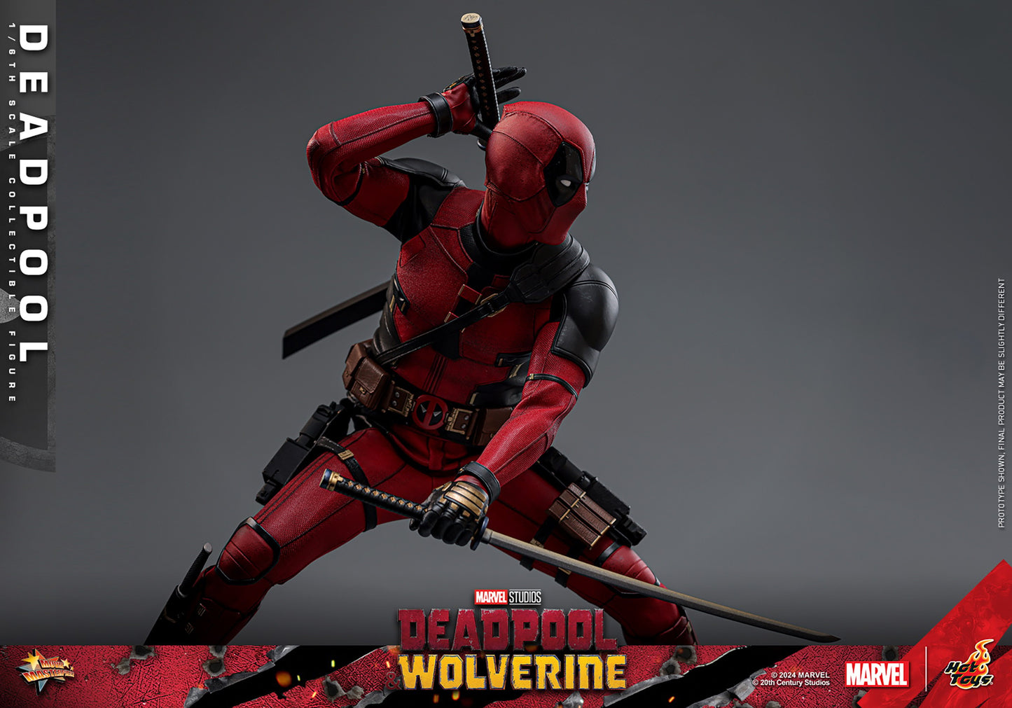 Hot Toys - MMS746 Marvel Deadpool and Wolverine - Deadpool (Standard Edition) - 1/6 Scale Collectible Figure