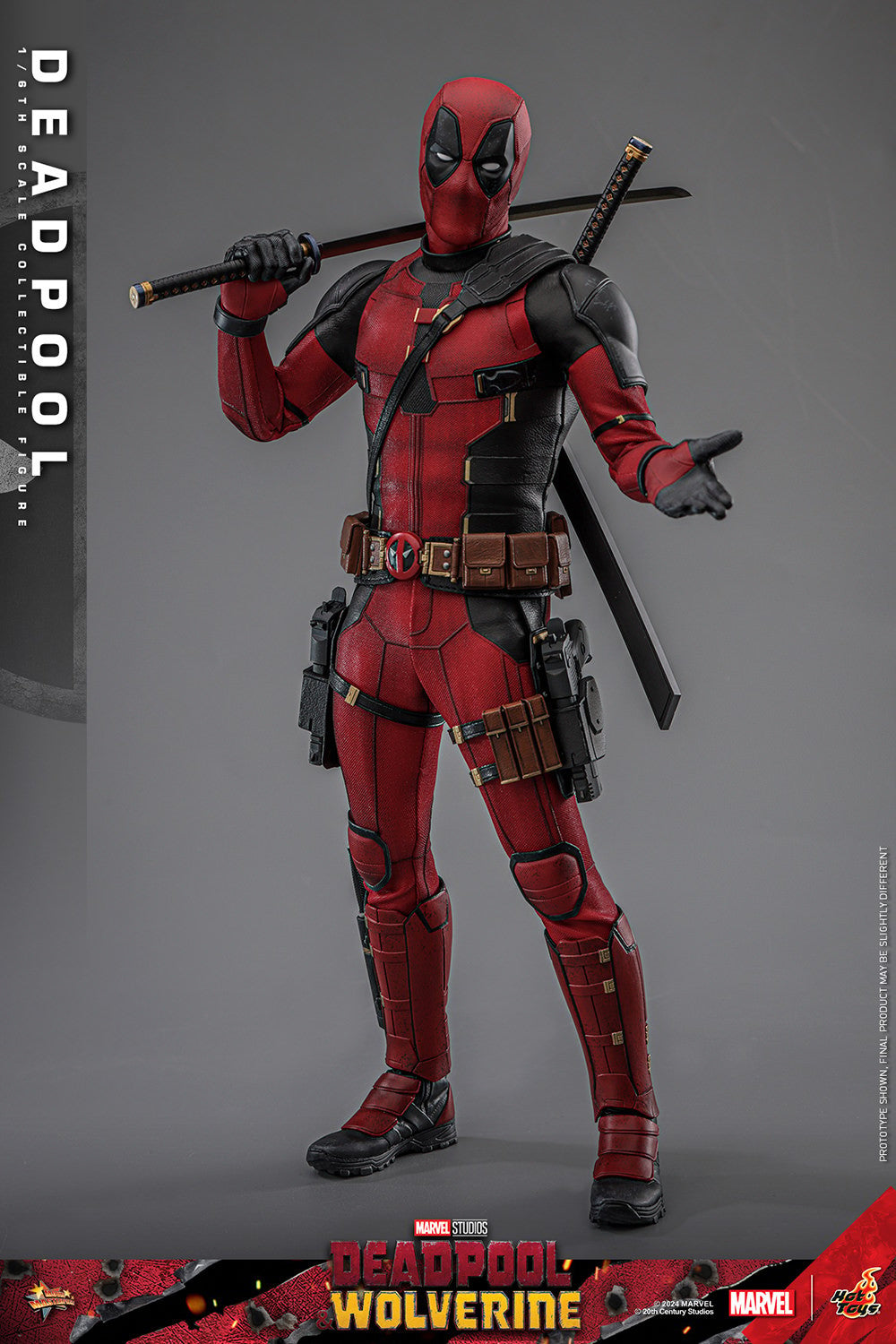 Hot Toys - MMS746 Marvel Deadpool and Wolverine - Deadpool (Standard Edition) - 1/6 Scale Collectible Figure