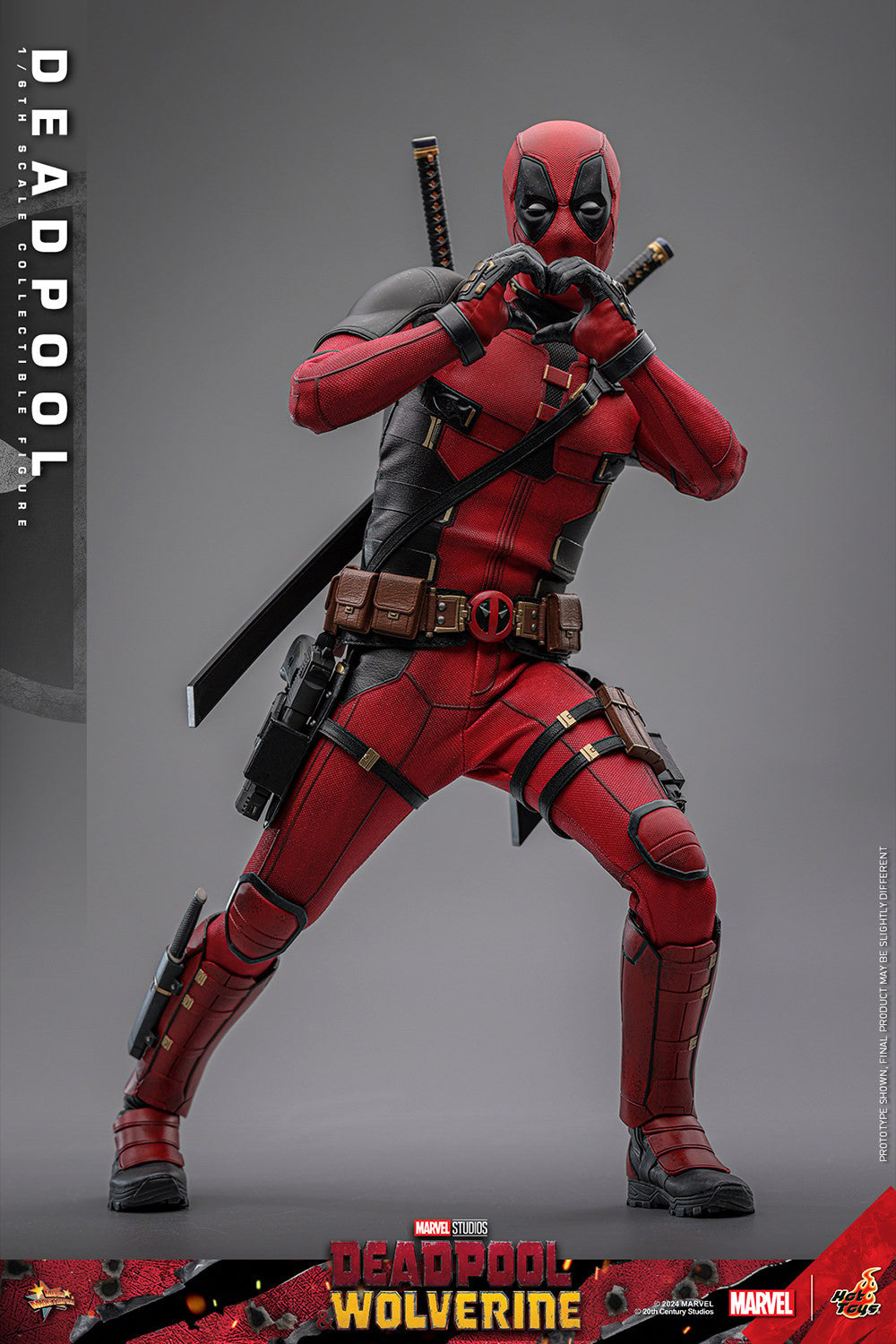 Hot Toys - MMS746 Marvel Deadpool and Wolverine - Deadpool (Standard Edition) - 1/6 Scale Collectible Figure