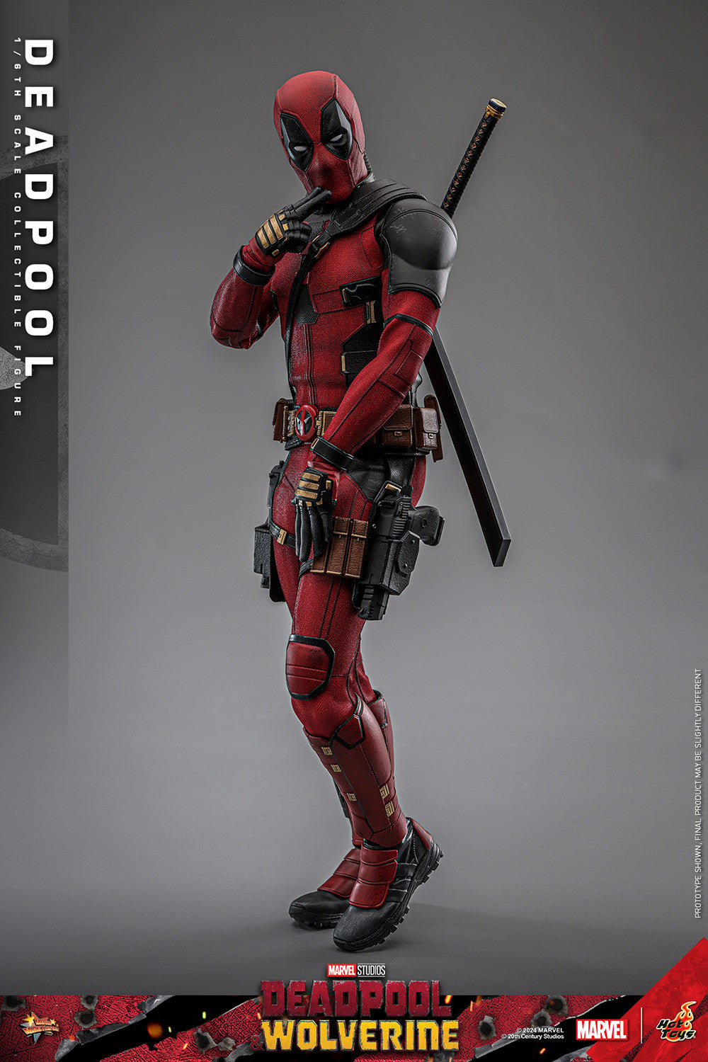 Hot Toys - MMS746 Marvel Deadpool and Wolverine - Deadpool (Standard Edition) - 1/6 Scale Collectible Figure