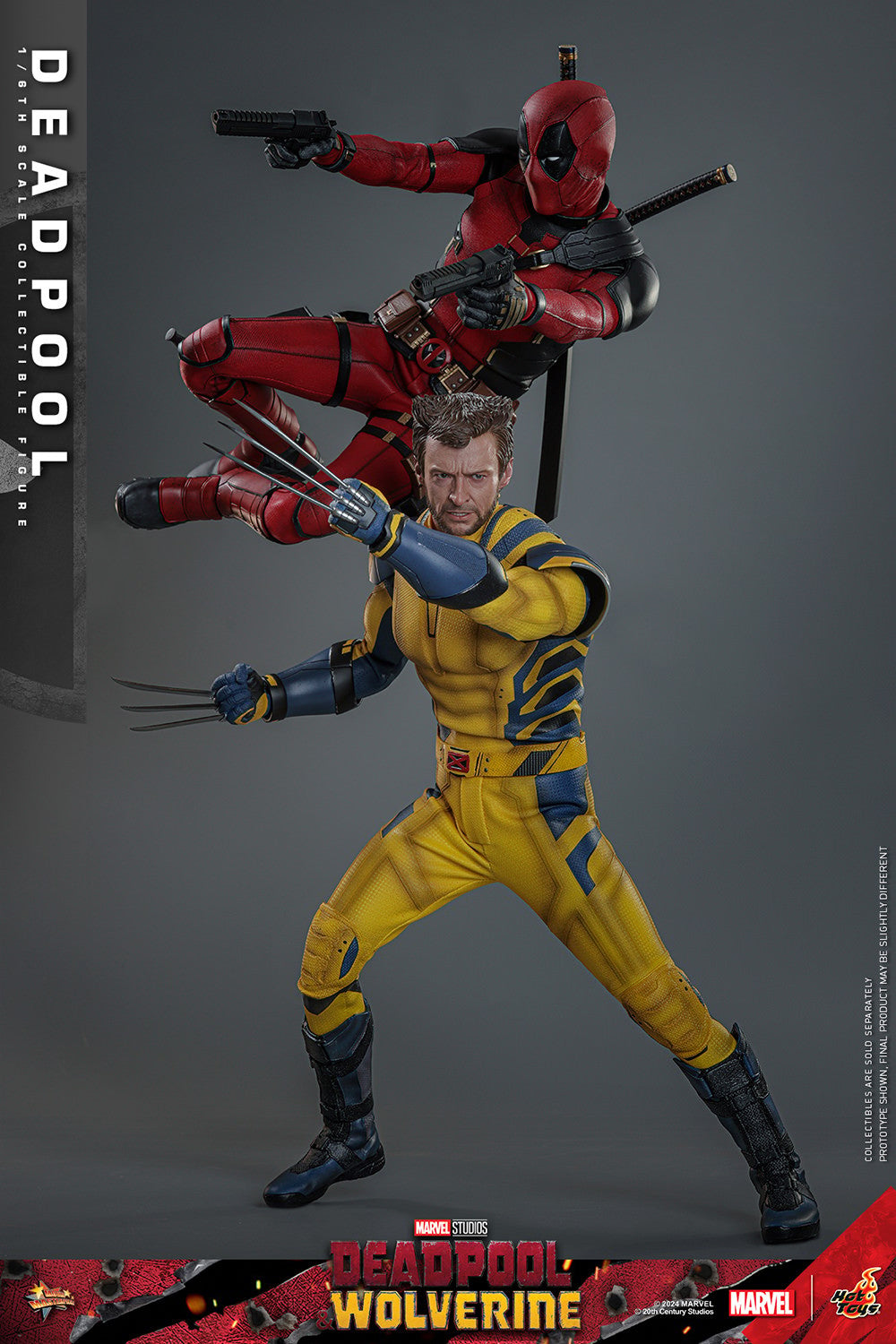 Hot Toys - MMS746 Marvel Deadpool and Wolverine - Deadpool (Standard Edition) - 1/6 Scale Collectible Figure
