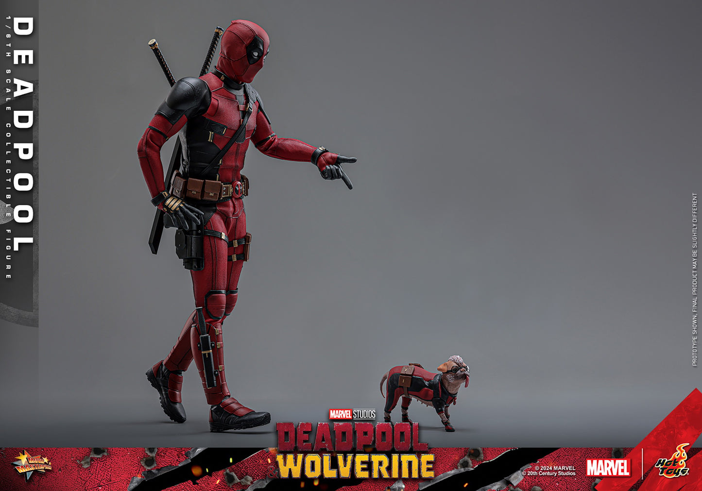 Hot Toys - MMS746 Marvel Deadpool and Wolverine - Deadpool (Standard Edition) - 1/6 Scale Collectible Figure