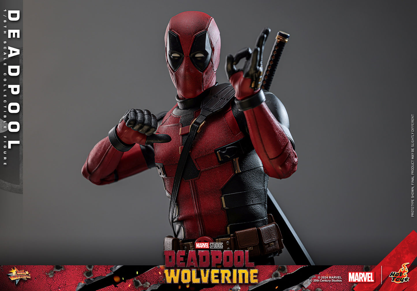 Hot Toys - MMS746 Marvel Deadpool and Wolverine - Deadpool (Standard Edition) - 1/6 Scale Collectible Figure