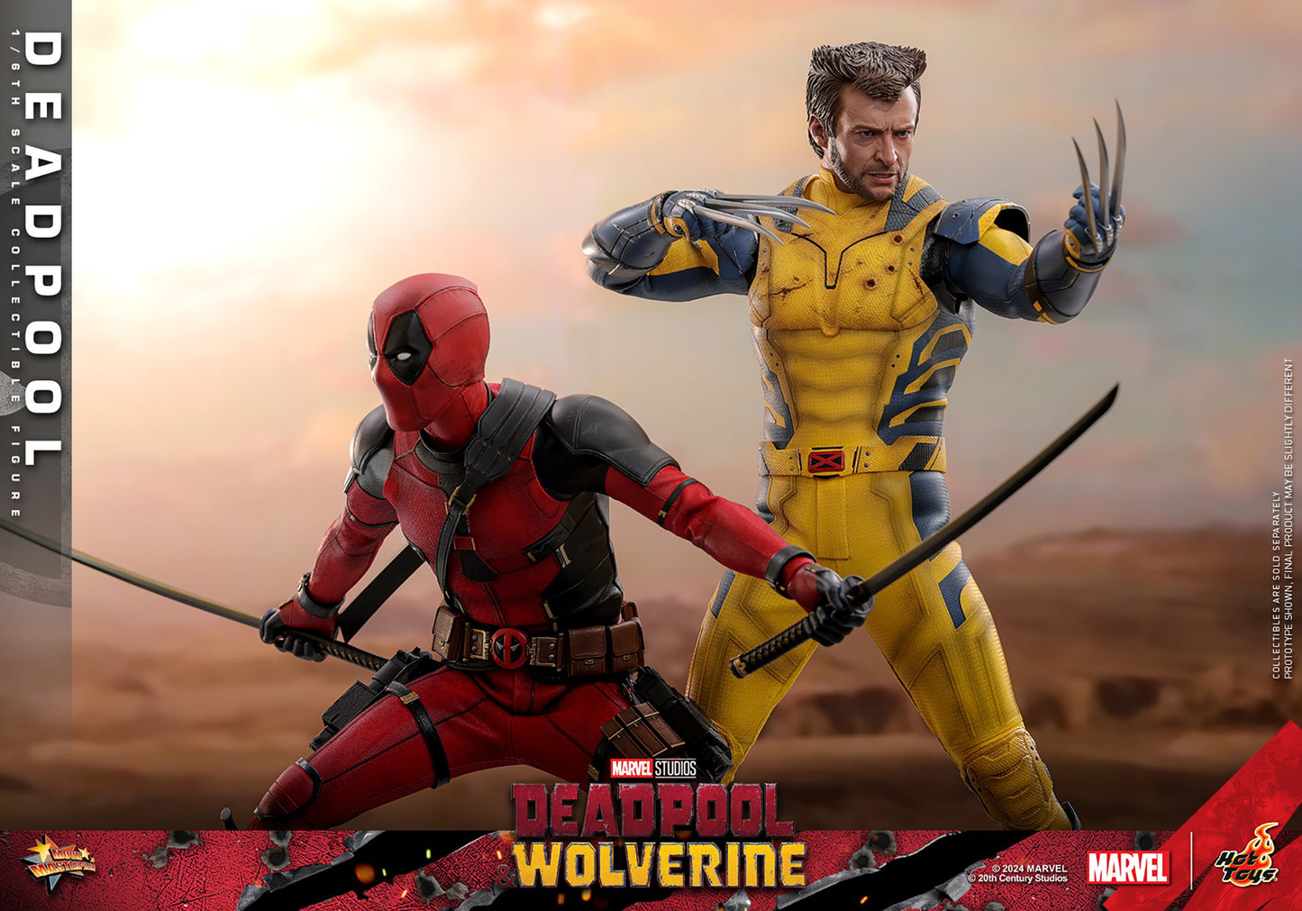 Hot Toys - MMS746 Marvel Deadpool and Wolverine - Deadpool (Standard Edition) - 1/6 Scale Collectible Figure
