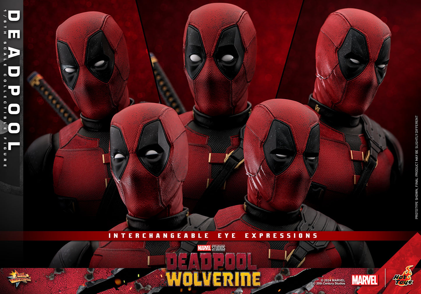 Hot Toys - MMS746 Marvel Deadpool and Wolverine - Deadpool (Standard Edition) - 1/6 Scale Collectible Figure