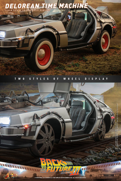 Hot Toys - MMS780 - Back to the Future III DeLorean Time Machine - 1/6 Scale Collectible Figure