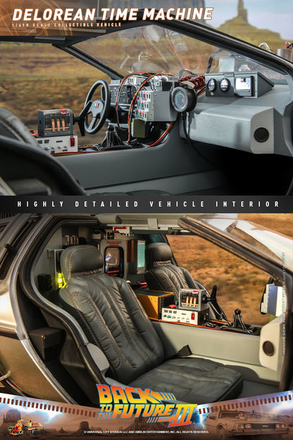 Hot Toys - MMS780 - Back to the Future III DeLorean Time Machine - 1/6 Scale Collectible Figure