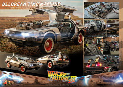 Hot Toys - MMS780 - Back to the Future III DeLorean Time Machine - 1/6 Scale Collectible Figure
