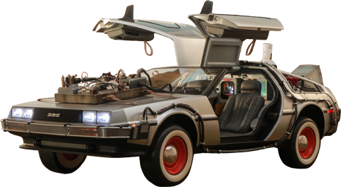 Hot Toys - MMS780 - Back to the Future III DeLorean Time Machine - 1/6 Scale Collectible Figure