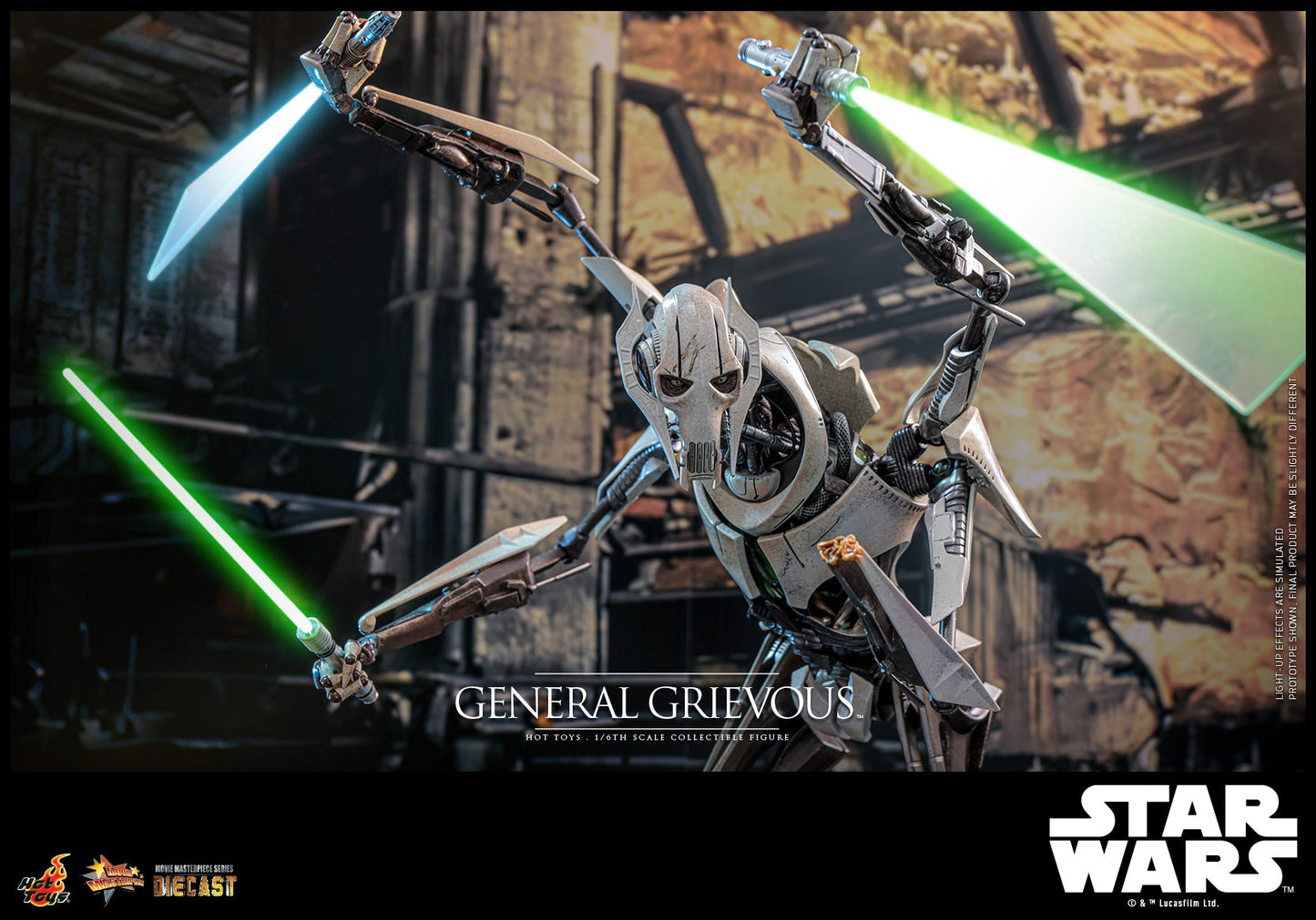 (Preorder) Hot Toys MMS760D67B-1 Star Wars Episode III Revenge of the Sith [General Grievous] (Special Edition) 1/6 Scale Collectible Figure