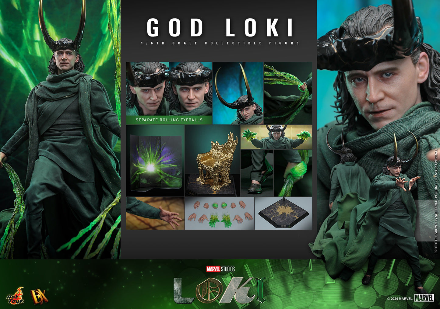 (Preorder) Hot Toys DX41AE Loki God [Loki] 1/6th Scale Collectible Figure (Artisan Edition) Limited Edition