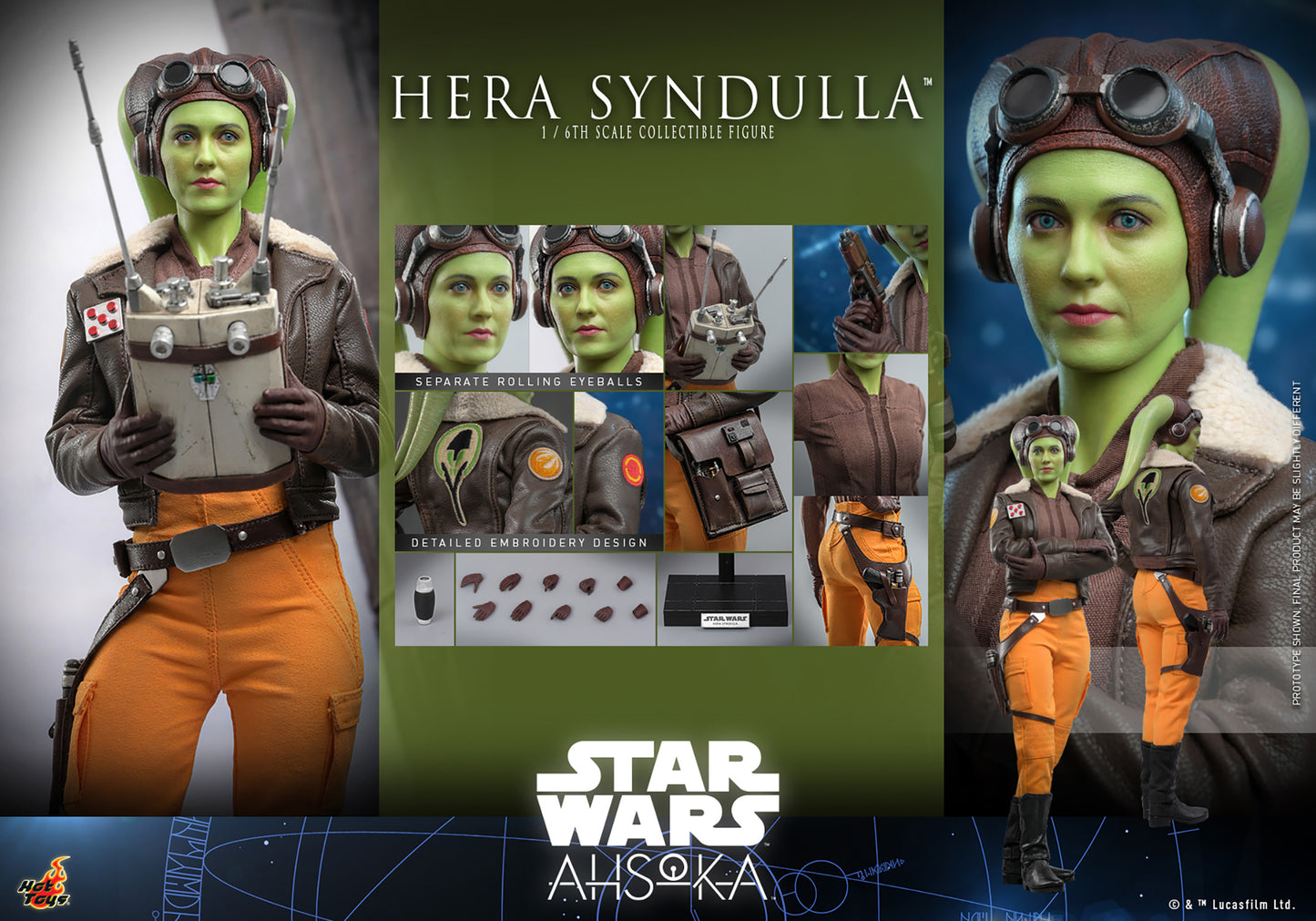 Hot Toys TMS113 Star Wars [Ahsoka Hera Syndulla] 1/6 Scale Collectible Figure