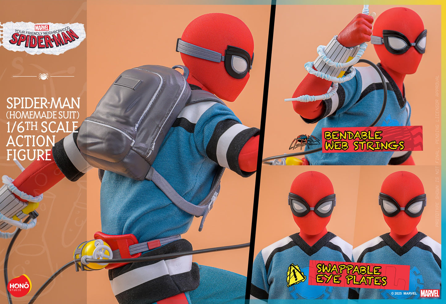 (Preorder) Hot Toys HS07 HONŌ STUDIO Your Friendly Neighborhood Spider-Man [Spider-Man] (Homemade Suit) 1/6 Scale Collectible Figure
