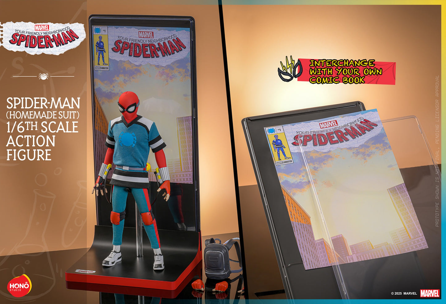 (Preorder) Hot Toys HS07 HONŌ STUDIO Your Friendly Neighborhood Spider-Man [Spider-Man] (Homemade Suit) 1/6 Scale Collectible Figure