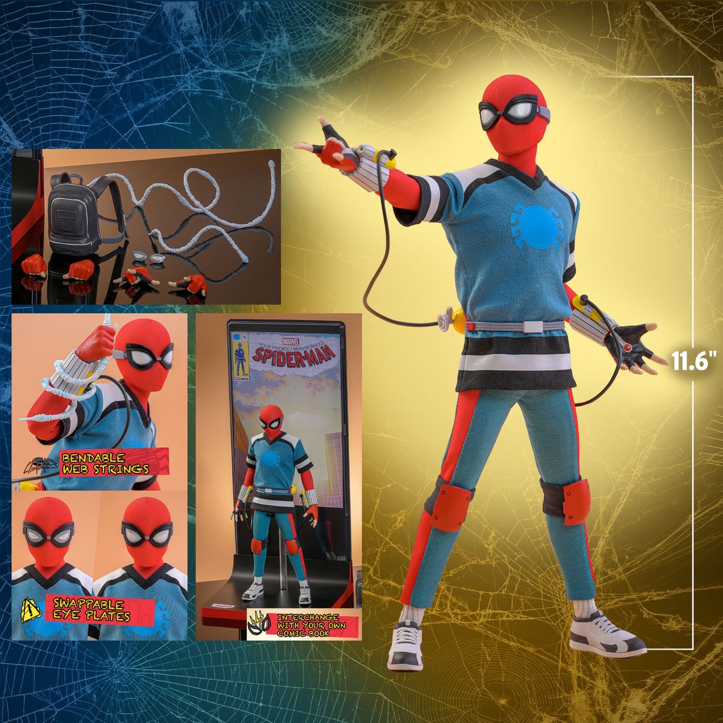 (Preorder) Hot Toys HS07 HONŌ STUDIO Your Friendly Neighborhood Spider-Man [Spider-Man] (Homemade Suit) 1/6 Scale Collectible Figure