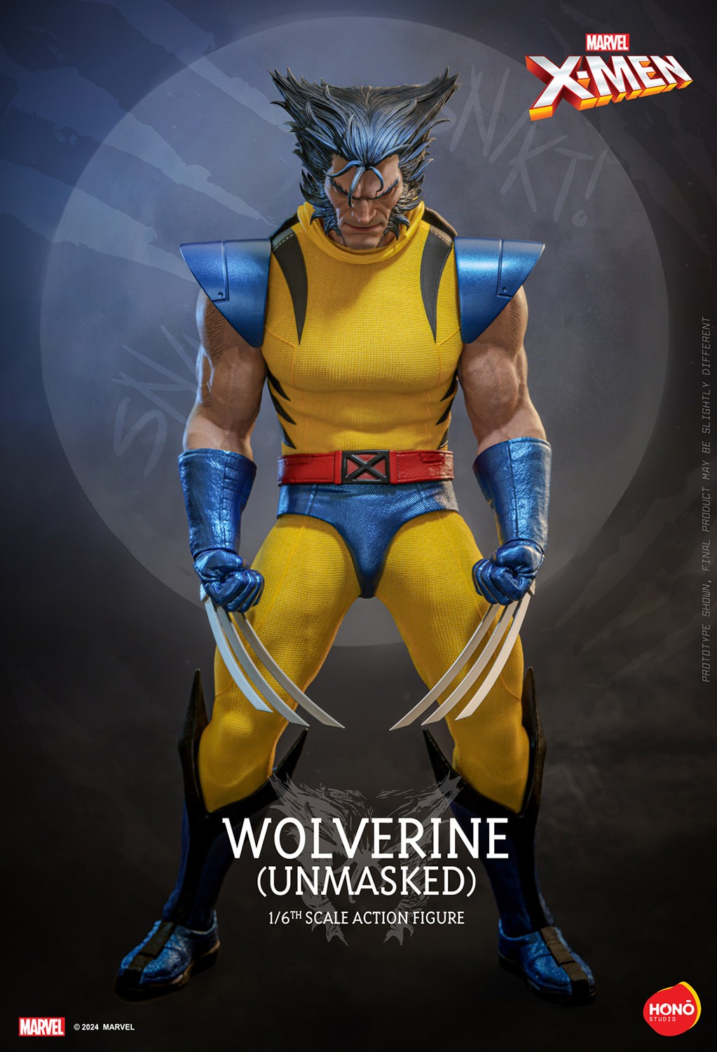 Hot Toys HS06 Hono Studio  X Men [Wolverine] (Unmasked Version) 1/6 Scale Collectible Figure