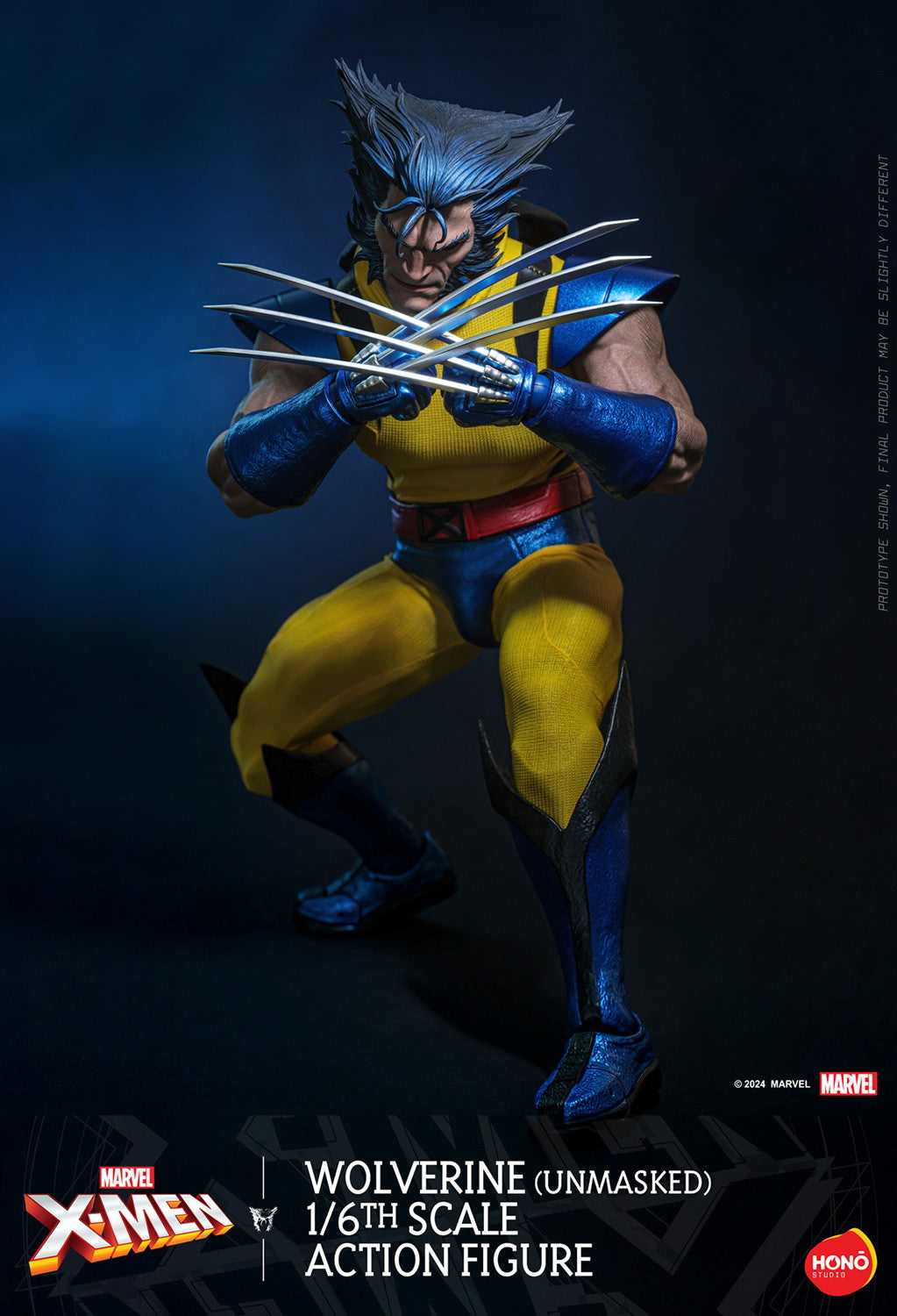 Hot Toys HS06 Hono Studio  X Men [Wolverine] (Unmasked Version) 1/6 Scale Collectible Figure