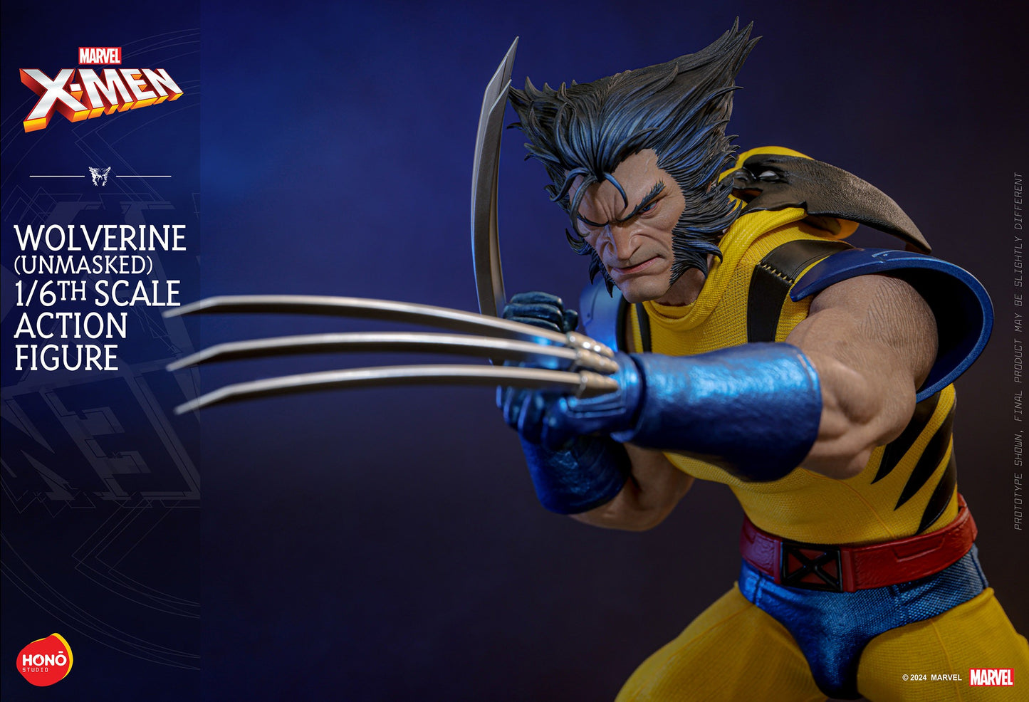Hot Toys HS06 Hono Studio  X Men [Wolverine] (Unmasked Version) 1/6 Scale Collectible Figure