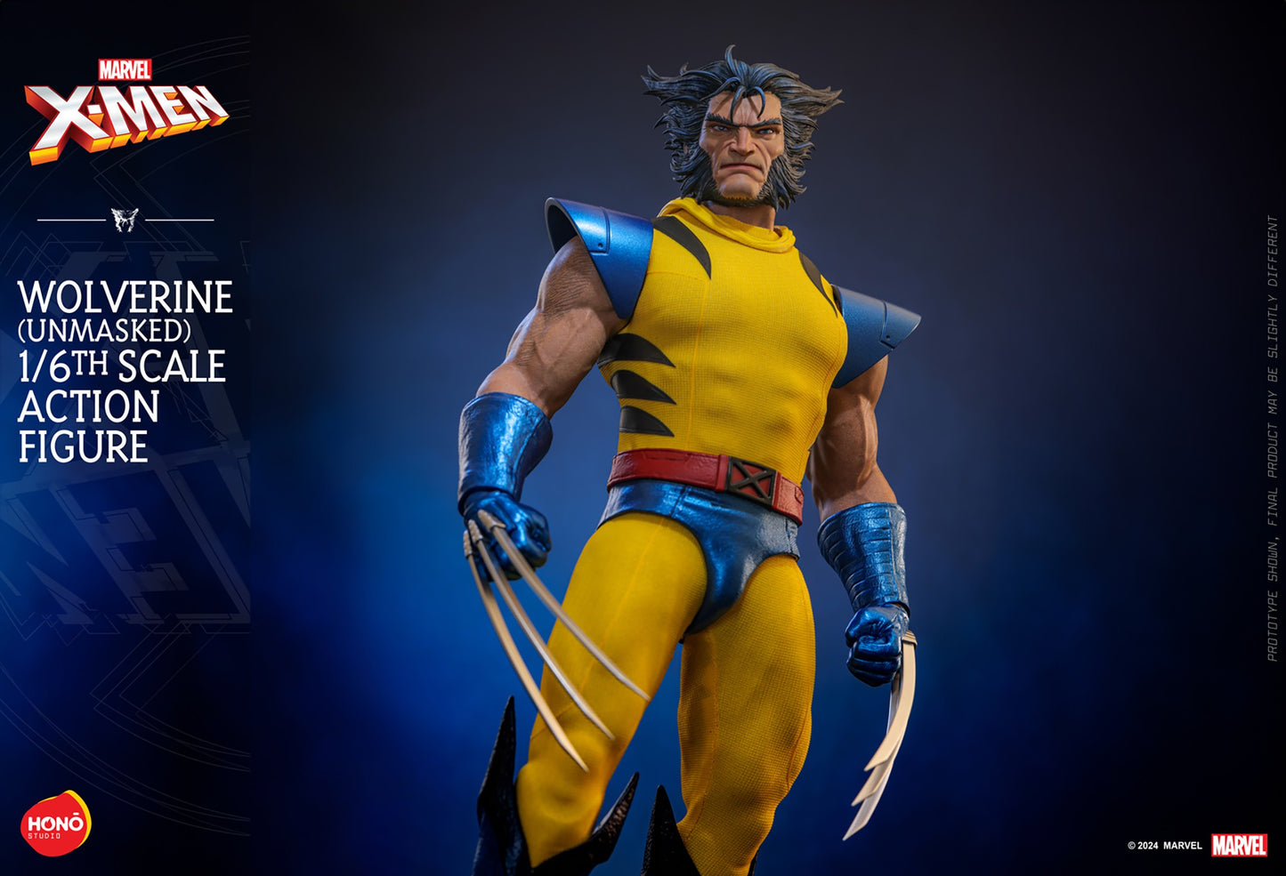 Hot Toys HS06 Hono Studio  X Men [Wolverine] (Unmasked Version) 1/6 Scale Collectible Figure