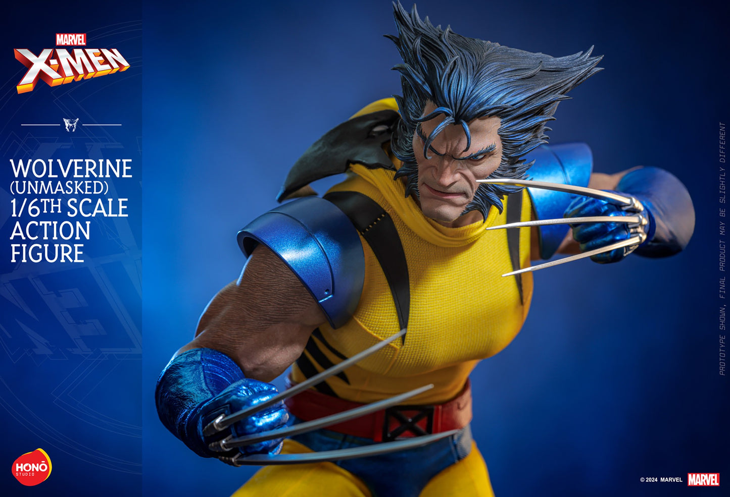 Hot Toys HS06 Hono Studio  X Men [Wolverine] (Unmasked Version) 1/6 Scale Collectible Figure