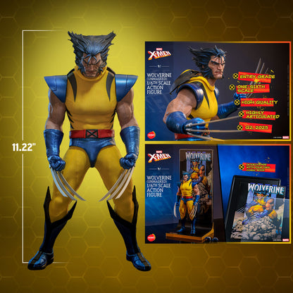 Hot Toys HS06 Hono Studio  X Men [Wolverine] (Unmasked Version) 1/6 Scale Collectible Figure