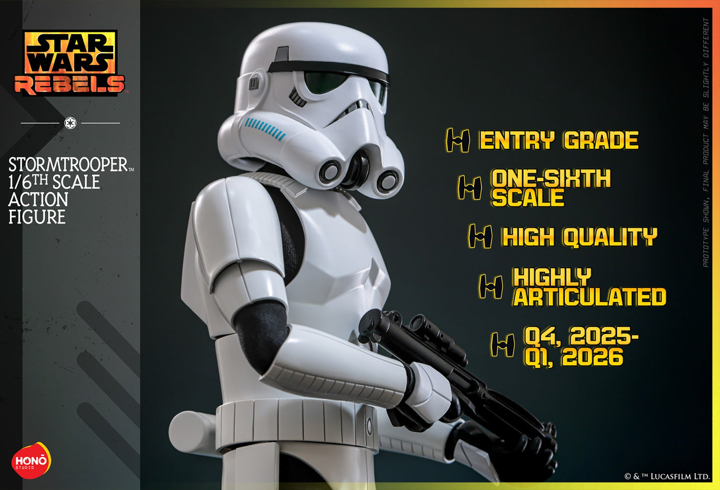 (Preorder) Hot Toys HS08 Hono Studio Star Wars [Rebels Stormtrooper] 1/6th scale Collectible Figure