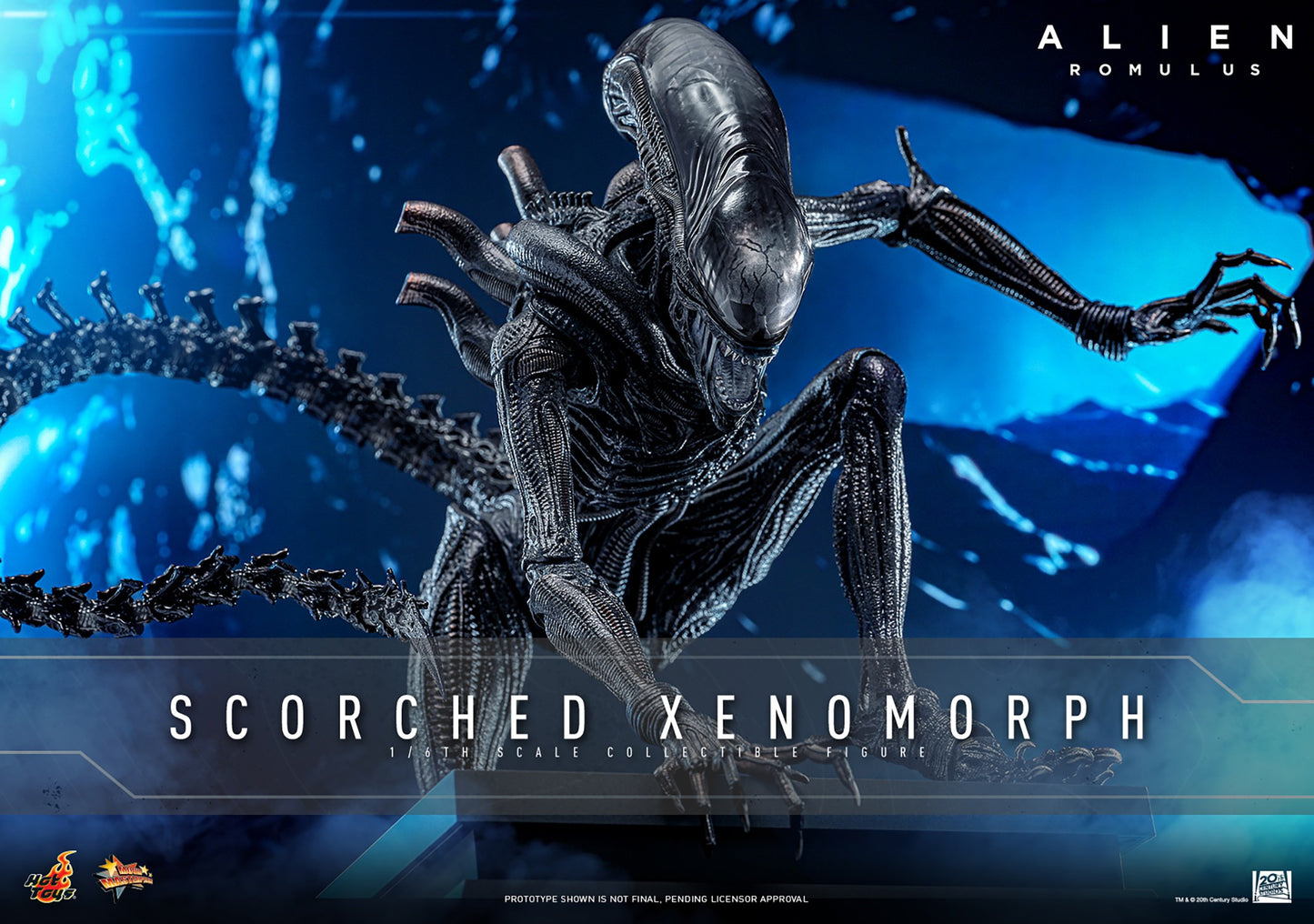 (Preorder) Hot Toys MMS784 Alien: Romulus [Scorched Xenomorph] 1/6th Scale Collectible Figure