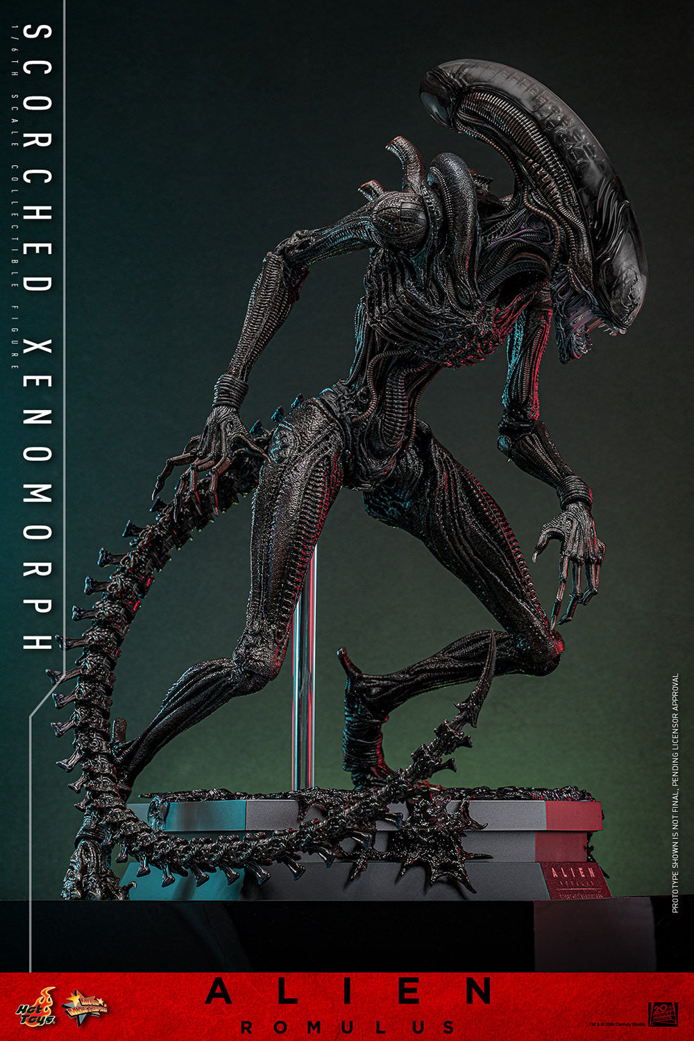 (Preorder) Hot Toys MMS784 Alien: Romulus [Scorched Xenomorph] 1/6th Scale Collectible Figure