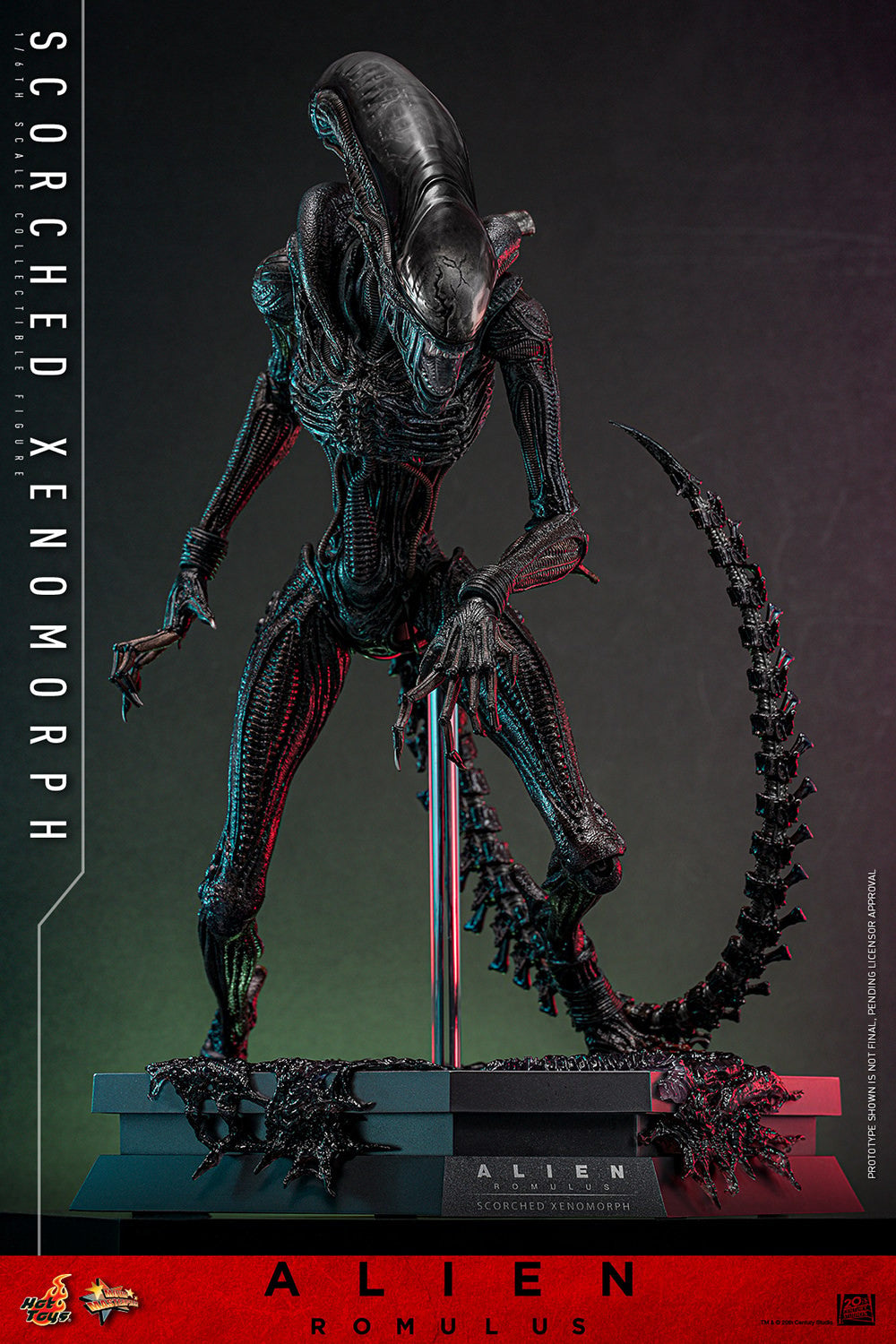 (Preorder) Hot Toys MMS784 Alien: Romulus [Scorched Xenomorph] 1/6th Scale Collectible Figure